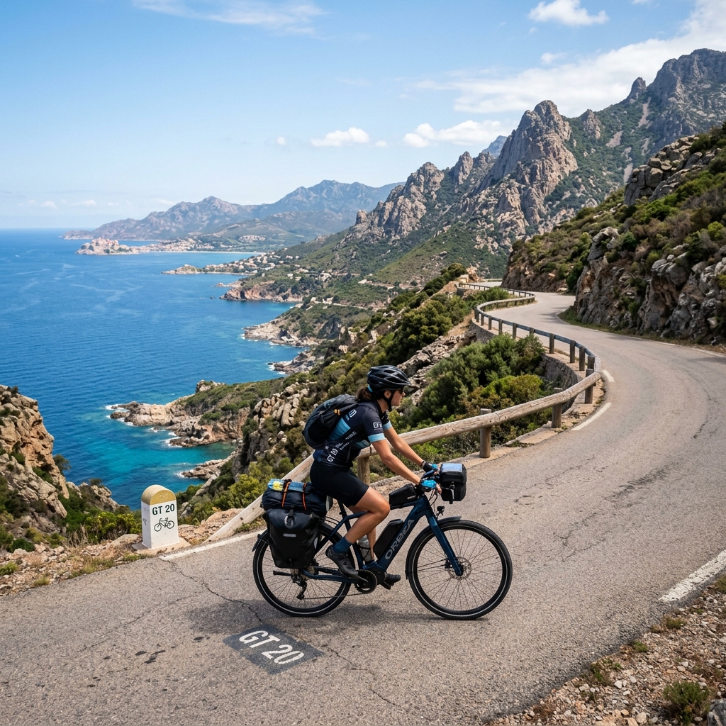 Eco Tourisme Corse: Experience Corsica's Green Travel Gems 2 An image of an eco-lodge or a traditional stone accommodation in Corsica, surrounded by lush greenery, demonstrating integration with nature.