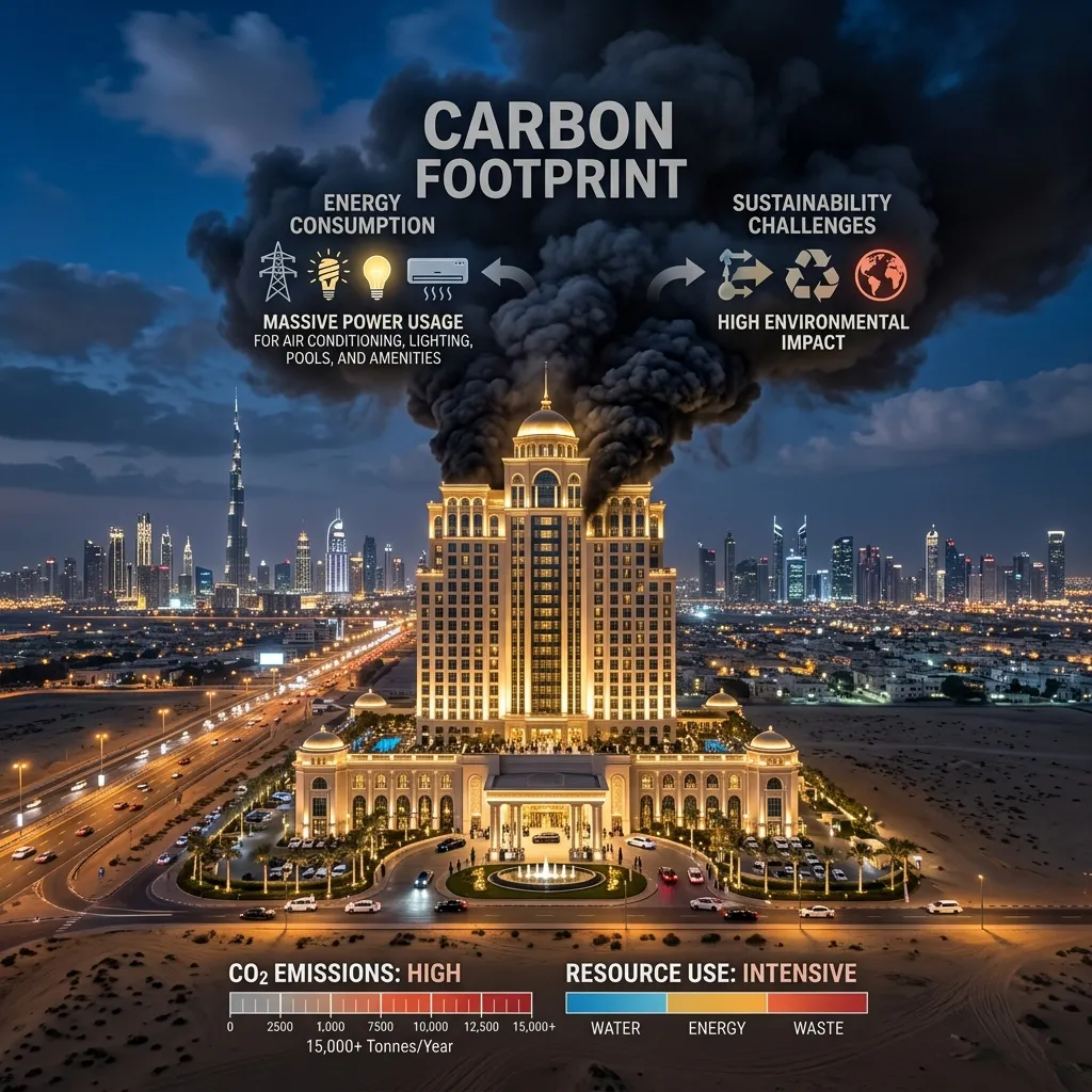 Negative Environmental Impacts of Tourism in Dubai & Solutions for Sustainability 1 Carbon footprint and environmental emissions of the Dubai hospitality sector